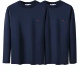 2-штучный топ (темно-синий + темно-синий) с бархатом и утолщенной/средней шеей, ветрозащитный