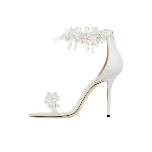 Peach Print One Ремешок Сандалии Женские Белые