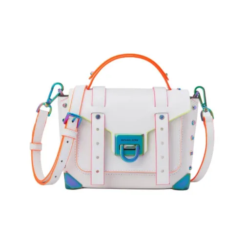 MICHAEL KORS Manhattan Коровья кожа Сумка Сумка через плечо Маленькая Сумка через плечо Женская Белая