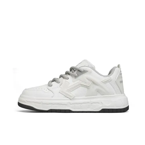 Off WIERAH Аbrasion Resistant Баланс Легкий Низкий Топ Скейтборд Кроссовки Унисекс Белый