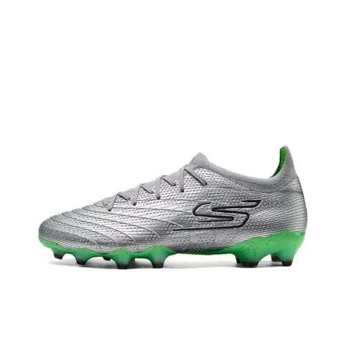 Skechers MEN'S GO BASKETBALL Футбольные бутсы Низкий верх Серебряный/Лимон Мужской