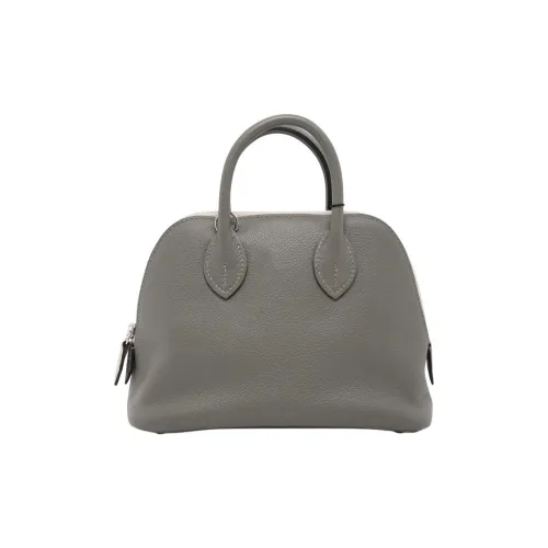 HERMES Bolide Evercolor Телячья кожа Сумка для боулинга Сумка через плечо Сумка мини Женская