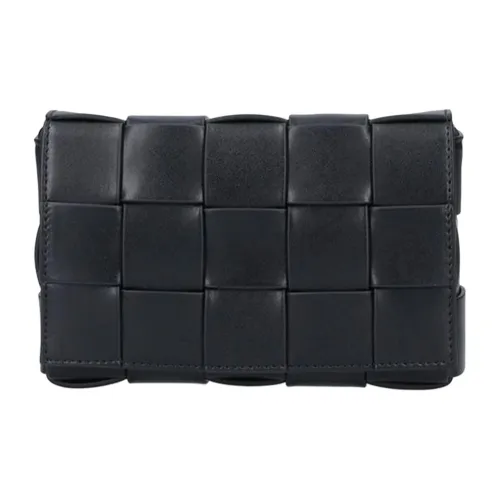 Bottega Veneta Телячья кожа Сумка через плечо Сумка на плечо Мужская Черная