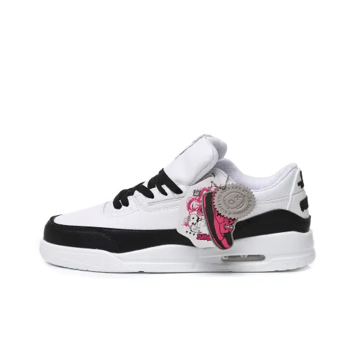 BURCOME Устойчивые к истиранию визуально увеличивающие рост влагопоглощающие низкий топ кроссовки для скейтбординга унисекс черный белый