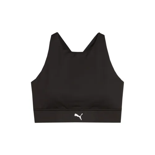 PUMA Черные Женские Бюстгальтеры