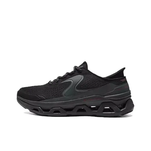 SKECHERS SPORT Беговые кроссовки Низкий верх Черный/Угольный серый Мужской
