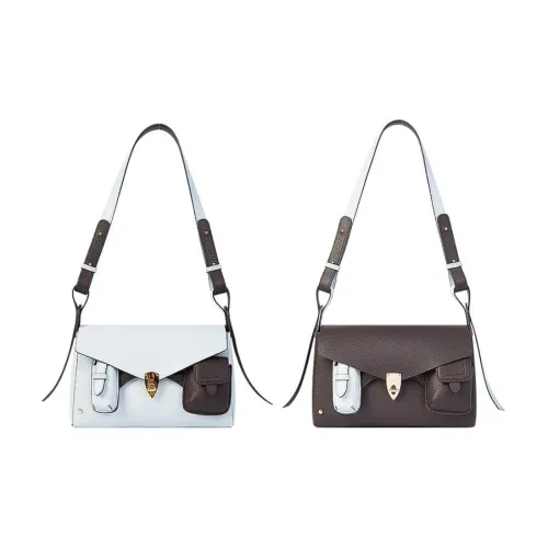 WANACCESSORY Сумка через плечо из коровьей кожи среднего размера женская многоцветная