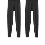 Набор из 2 шт (Черный + Черный) тонкий теплый бархат / высокий эластичный ремень / двойная нить для наматывания