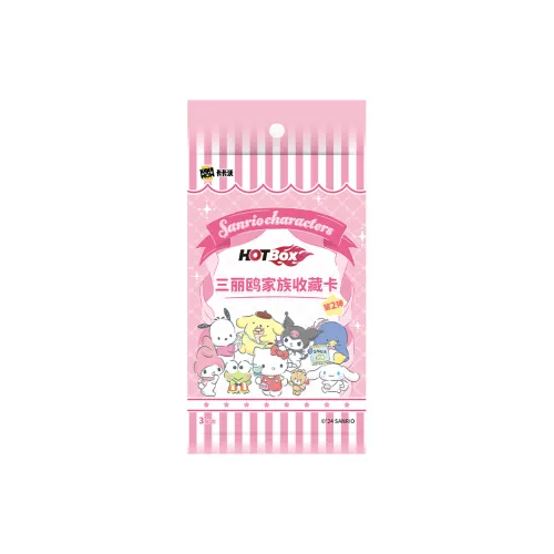 Suplay KAKAWOW HOTBOX Collection Sanrio Family Коллекционная карта Набор 2 IP Аниме Карточки 3 PIECES на сумку