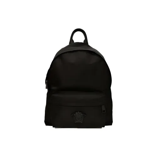 VERSACE Nylon Backpack Unisex Black VERSACE Нейлоновый рюкзак унисекс черный