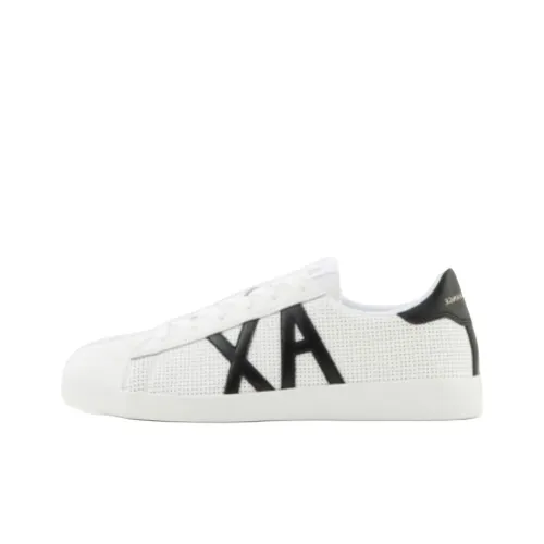 EMPORIO ARMANI Низкие кроссовки для скейтбординга Мужские Белые