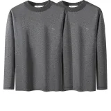 2 Топов (Темный Конопля Серый + Темный Конопля Серый) с pile и утолщенной / средней шеей, ветрозащитный