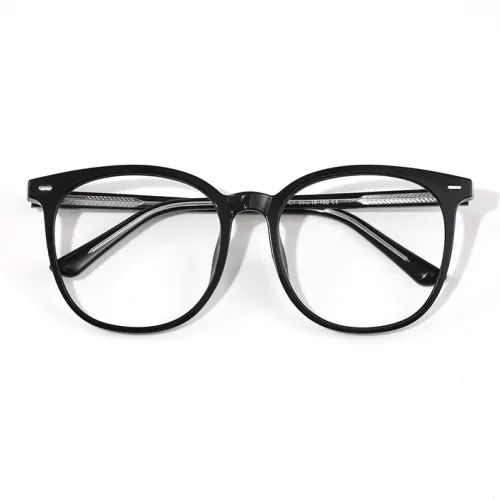 RUOYUN Пластина And Металл TR90 Круглые Функциональные Очки Женские