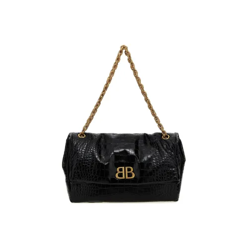 Balenciaga Телячья кожа Сумка через плечо Женская Черная