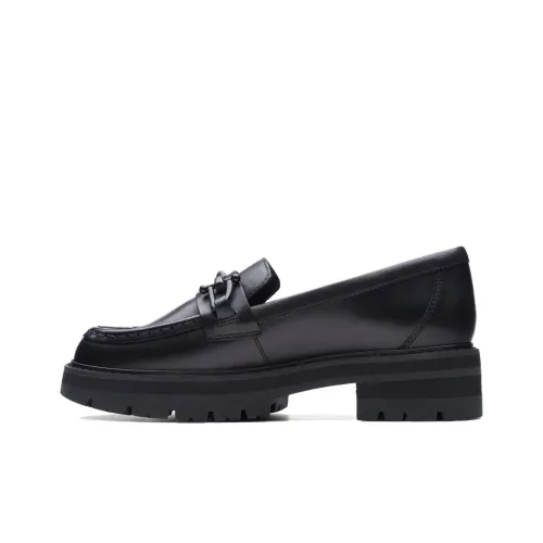 Clarks Лоферы 4,5 см Женские Черные