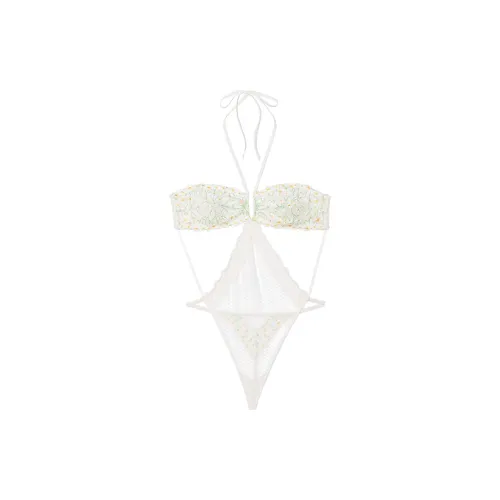 Victoria's Secret VERY Сексуальный Комбинезон Женский Белый Вышивка