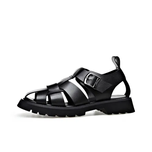 Romon Римские Сандалии Мужские Черные