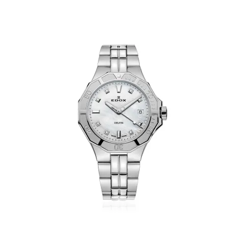 EDOX Кварцевый Movement Женские часы 38mm*11,3mm Белый