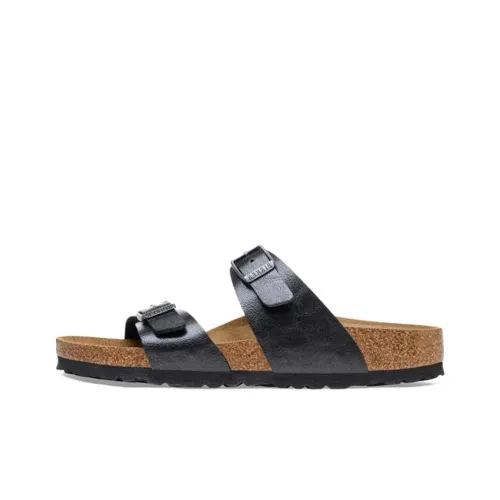 Birkenstock ЭВА Устойчивые к истиранию Слипоны Женские Черные Узкие