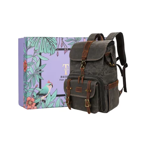 TTaG．baG Рюкзак из батикованного холста Унисекс