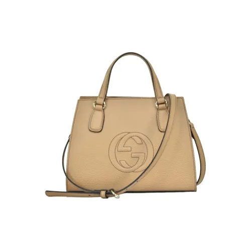 GUCCI Кожа Через плечо Сумка Женская Бежевая Желтая
