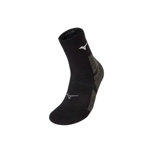 Mizuno ESSENTIAL Series Черные Унисекс MID Носки до икры