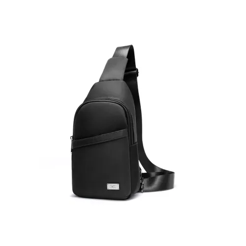 SEPTWOLVES Oxford Sling Bag QPL Standard Men's Black