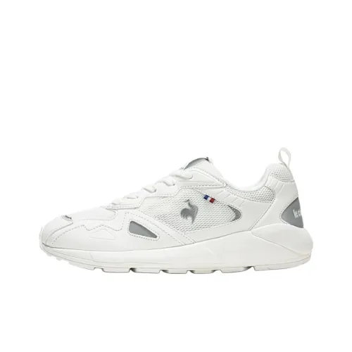 Le Coq Sportif Slip-resistant Abrasion-resistant Low Top Casual Shoes Unisex White Л Коак Спортив Противоскользящий Устойчивый к истиранию Низкий Топ Повседневная Обувь Унисекс Белый