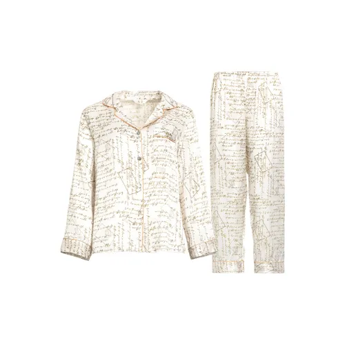 Комплект пижам Silk Boundary Women's Coffee Beige