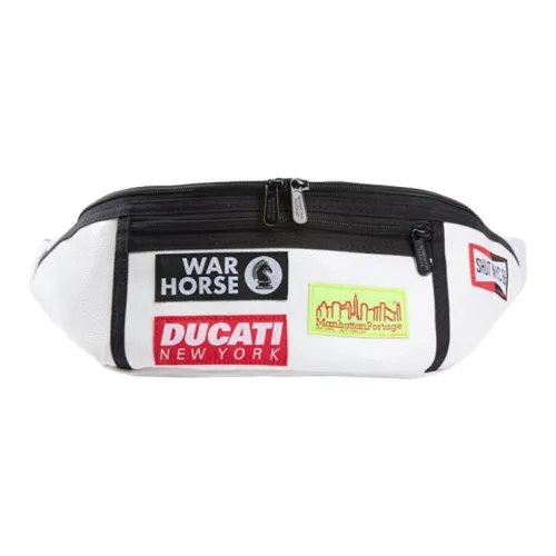 Manhattan Portage WDS Ducati Collaboration Полиамид Обхват талии Сумка Грудь Сумка Маленький Унисекс Белый