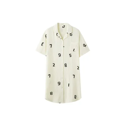 The Story Of The Flower Season Ночная сорочка Женская Белая