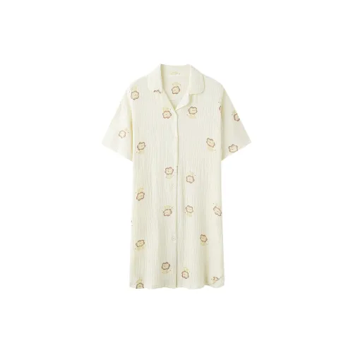 The Story Of The Flower Season Ночная сорочка Женская Белая