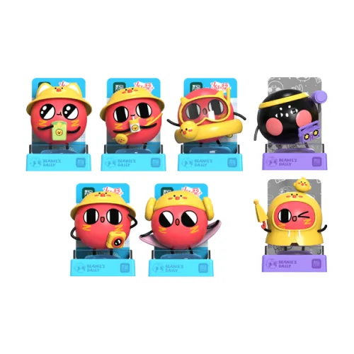 Cimon Красный Маленький Бобовый Шар YOU Коллекция Assemble Слепые коробки Один Mystery Коробка Целая коробка 6 шт