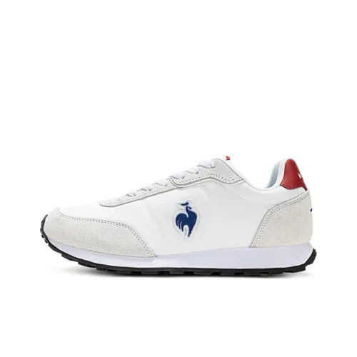 Le Coq Sportif Французский Петух Амортизаторы Slip-resistant Abrasion-resistant Низкий Топ Повседневная обувь Унисекс Белый