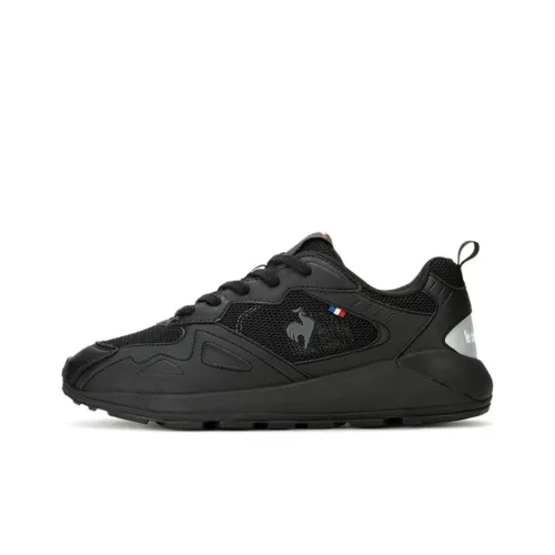 Le Coq Sportif Повседневный Низкий Топ Черный Серебряный Унисекс