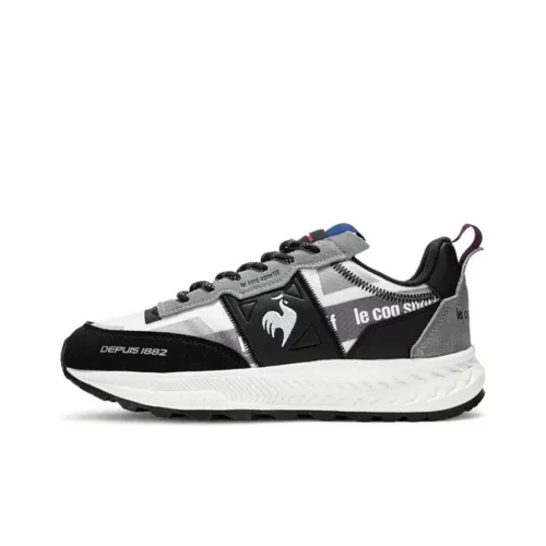 Le Coq Sportif Повседневный Низкий Топ Серый Черный Унисекс