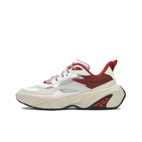 FILA Mars 1S Low Топ Повседневная обувь Женская Белая Красная