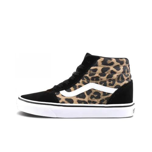 Vans Ward Hi противоскользящие высокие кроссовки для скейтбординга женские черные коричневые