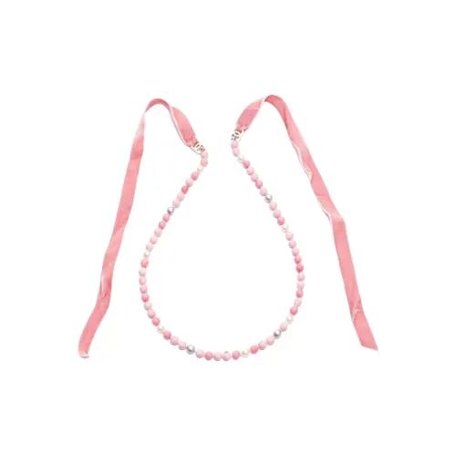 CHANEL Камни Ожерелья Женские Розовые