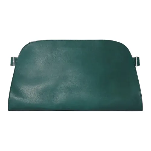 THE ROW Телячья кожа Клатч Женские Темно-циановый