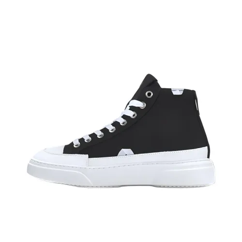 Inuikii High-Top Canvas Shoes Мужские Черные