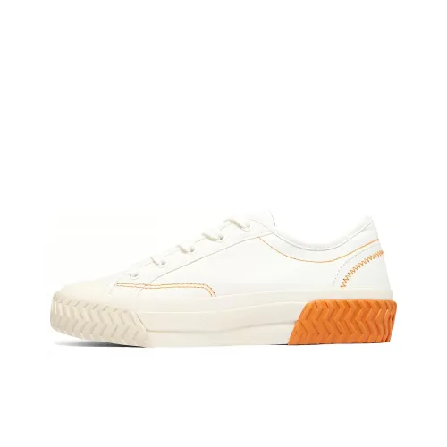 Skechers Уличный Trax Hi Low Топ Кроссовки для скейтбординга Женские Белые