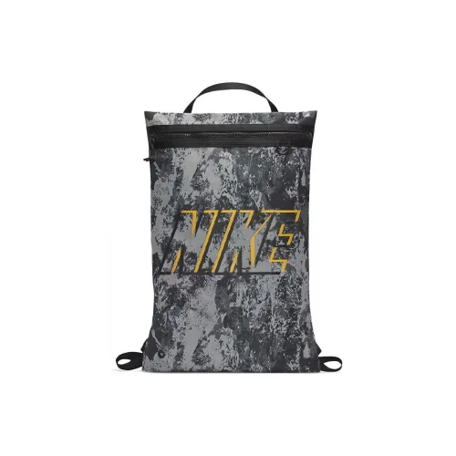 Nike Полиэстер Спортивный Рюкзак Обычный Унисекс Черный