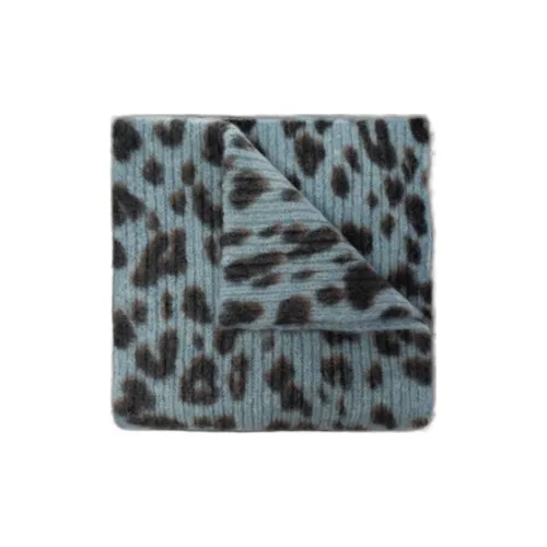 DRIES VAN NOTEN Вязаные шарфы из альпаки для мужчин синий