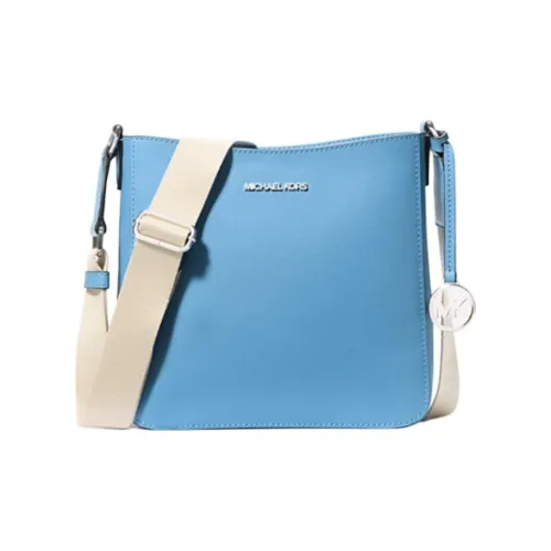 MICHAEL KORS Jet Set Travel Покрытый холст Курьерская сумка Сумка через плечо Маленькая Женская Тихоокеанский Синий