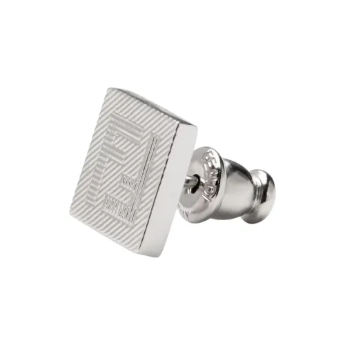 FENDI Бронза Серьги-гвоздики Мужской Серебряный