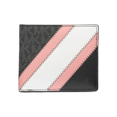 MICHAEL KORS MK Cooper ПУ (полиуретан) Полиуретан Холст Кошелек Мужской Розовый