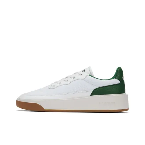 LACOSTE Collaboration Low Топ Скейтборд Кроссовки Женские Белые
