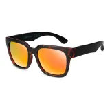 Черепаховая оправа, оранжево-желтые линзы, модель C66