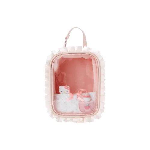 Sanrio Polyester Travel Storage Bag Women's Pink